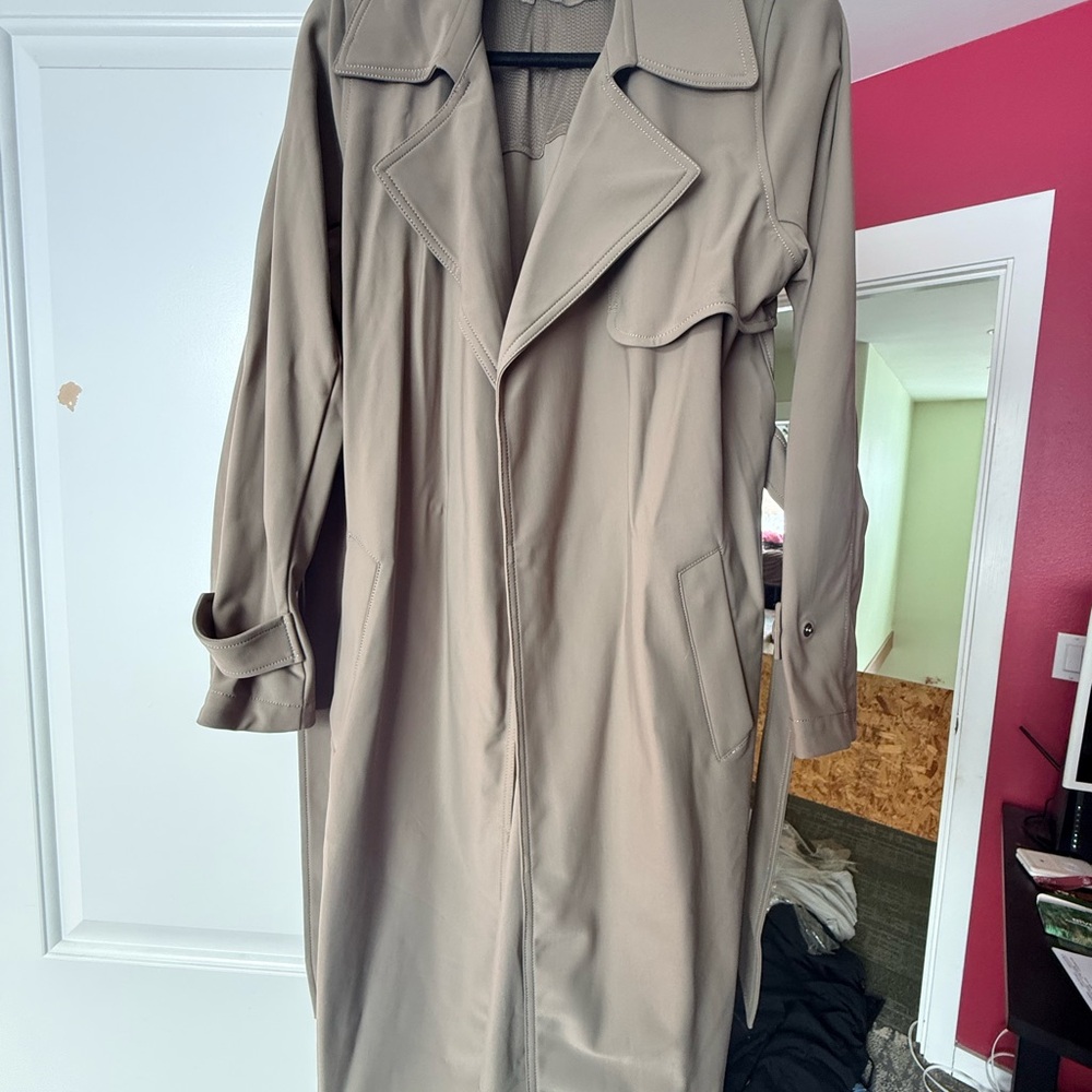 Athleta Women's Beige Trench Coat